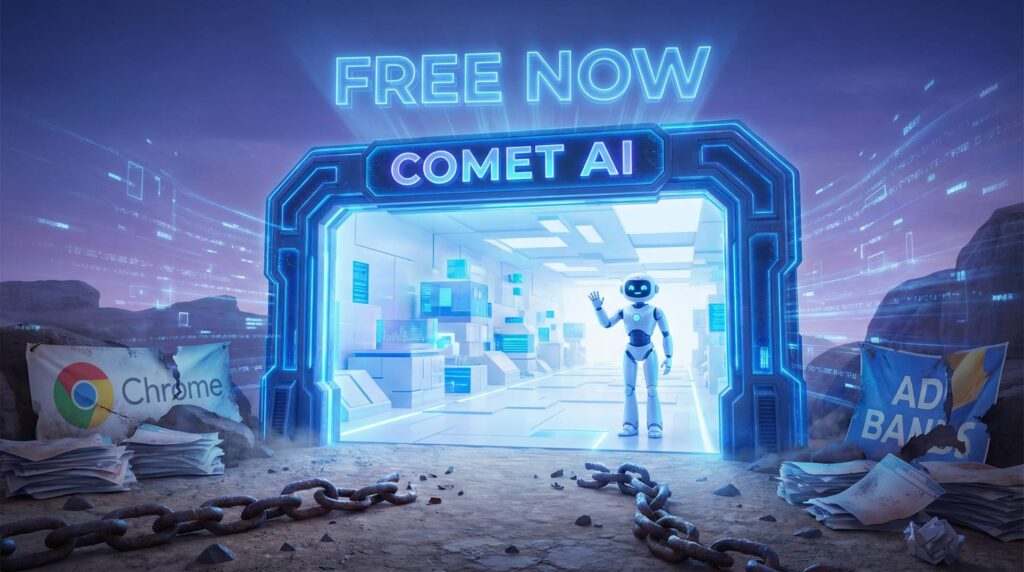دانلود comet | هوش مصنوعی شخصی | هوش مصنوعی برای گوشی | zoomit | زومیت | digiato | سافت 98